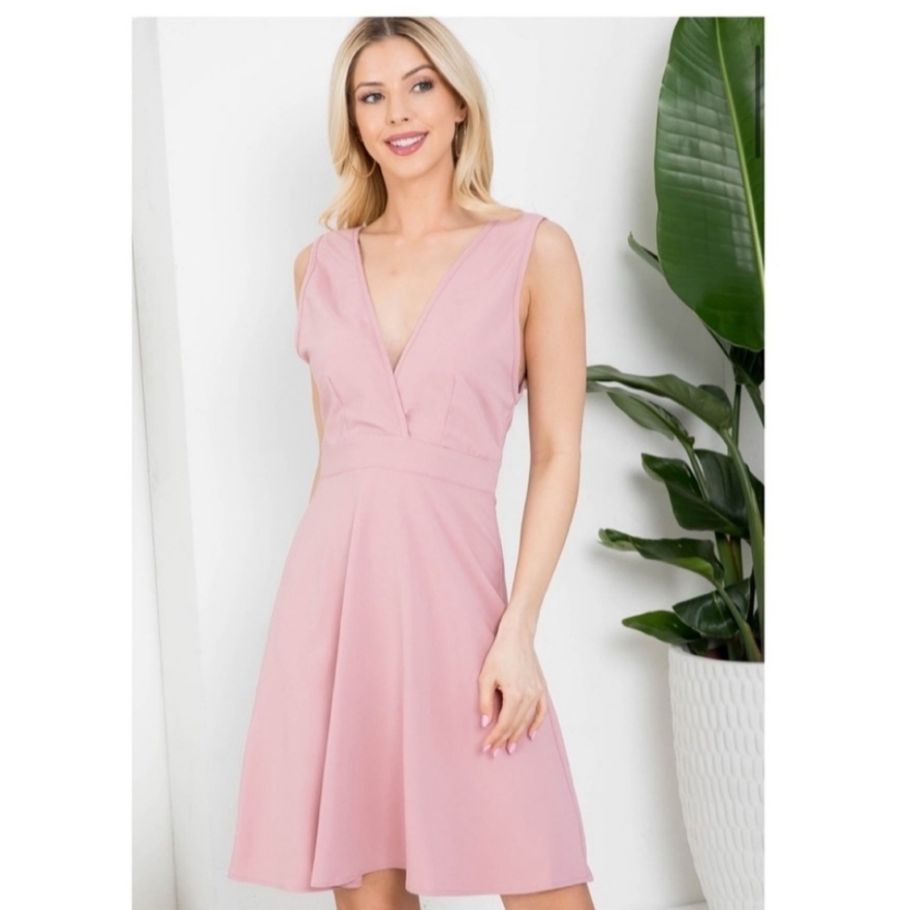 *Brand New! Pink Swing Dress